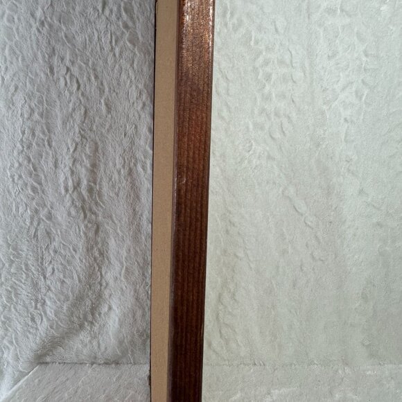 Vintage 1970s Framed Burlap Art "Dont Forget" With Big-Eyed Child Image - Picture 7 of 9